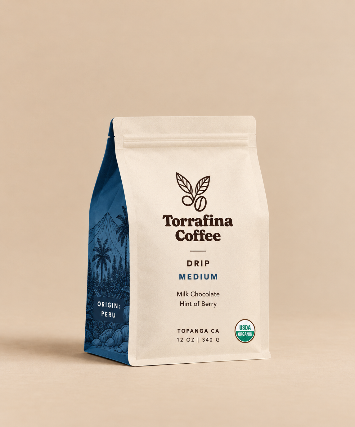 Organic Medium Roast Drip Coffee (Peru Blend)